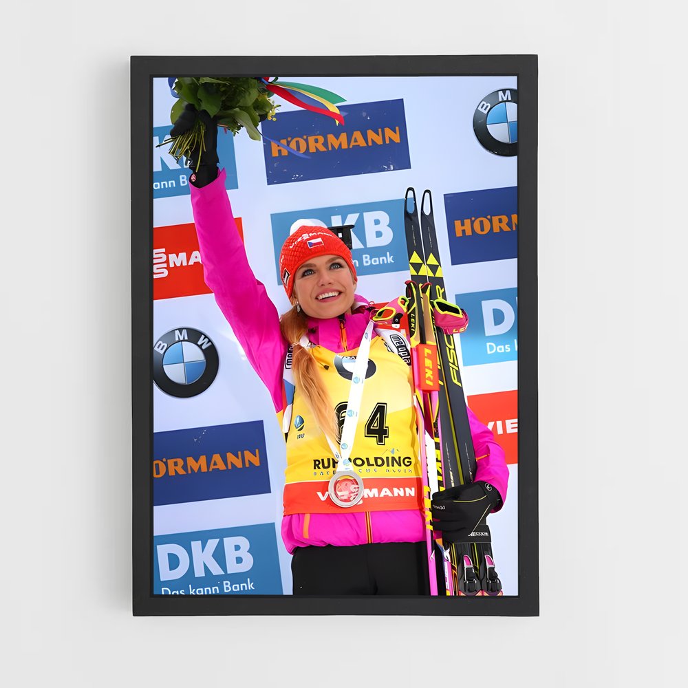 Poster Éclosion de Victoire – affiche Biathlon (vue 2)